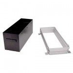 SLV AIXLIGHT PRO III FRAMELESS Einbaugehäuse, inkl. Einbau-Kit, silber