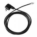 CLE Zuleitungskabel 3,0m mit Schukostecker schwarz