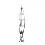 CLE Objektleuchte Rakete gro� 70W edelstahl