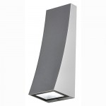 SLV DELWA LED Wandleuchte warmwei�e LED silber