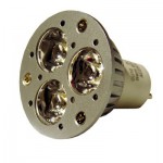 LED 3x 1W GU10 85-260V warmweiss mit  LINSE