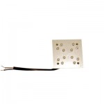 LED PLATINE 230V 12x LED weiss 60x47mm