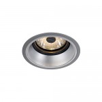 SLV DIVIS GU6,5 Downlight, tief, silbergrau  -*A