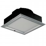 CLE LED QUATTRO LED EBL 20W 6000K silbergrau