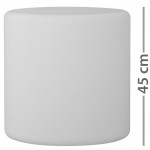 Zylinderleuchte SIT OUT Lichtobjekt  E27 20W weiss opal matt