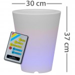 CLE Lichtobjekt LED Blumentopf 40cm -*N
