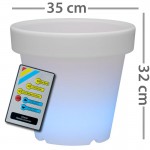 CLE Lichtobjekt LED Blumentopf 35cm