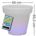 CLE Lichtobjekt LED Blumentopf 66cm