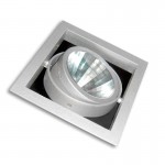 CDM-T Einbauleuchte System YK1 35W Philips ELITE silbergrau