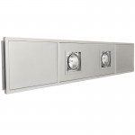 CDM-T Systemleuchte XXL Doden 2x 35W Philips ELITE silbergrau
