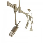 CLE Hochvolt Track System Code Silver chrom 3,0m 4x 40W Halogen 