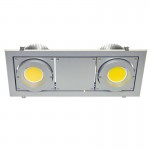 CLE Einbausystem YK-3 XBOX Fortimo LED 1100-3000Lumen silbergrau