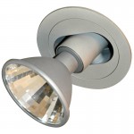 CLE Einbauleuchte 1x 20-70W CDM-T POWERSTAR 114 46� round alugrau