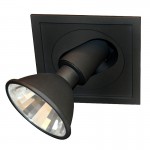CLE Einbauleuchte 1x 20-70W CDM-T POWERSTAR 114 14� quadro I schwarz
