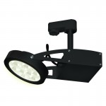 CLE Stromschienenleuchte 9x 1W LED ST58 Micro schwarz