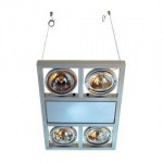 CLE Halogen Kardan H�ngeleuchte Quattro 4x 50W 24�