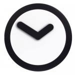 SOMPEX NEXTIME Wanduhr -- Focus  -- 25cm schwarz