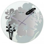 SOMPEX NEXTIME Wanduhr -- Hibiscus -- 43cm -**