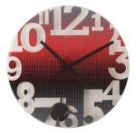 SOMPEX NEXTIME Wanduhr -- Swing  -- rot
