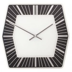 SOMPEX NEXTIME Wanduhr -- Hexagon  -- 43cm schwarz