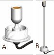 SOMPEX  Fassung f�r LED Stab f�r Big Bubble 