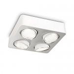 PHILIPS PODIUM Deckenleuchte FIRENZE weiss 4x 9W GX53 -z.Zt. nicht lieferbar!