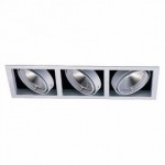 CLE Kardan Einbauleuchte YK3-CDMT Highspeed 3x 35/70W alu grau GEBRAUCHT