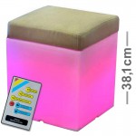 CLE Lichtobjekt LED W�rfel Leuchte Cube Midi mit Polster -*A