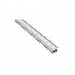 SLV LED Einbauprofil, alu-eloxiert 1 Meter, inkl. satinierter Abdeckung