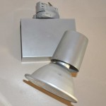 Schienenstrahler D&L DL26 gebraucht CDM-T 70W silber inkl EVG und L.M.