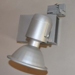 Schienenstrahler LIVAL Sharp Thin gebraucht CDM-T 70W silber inkl. EVG und L.M.