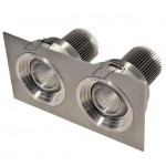 CLE ALUTEC LED Einbauleuchte Bullseye II 2x 7W warmwei�