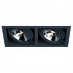 CLE Kardan Einbauleuchte YK2-QR111 2 x 50W schwarz