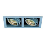 CLE Kardan Einbauleuchte YK2-CDM-Rm 2x 20W weiss