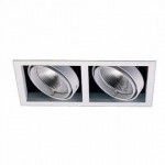 CLE Kardan Einbauleuchte YK2-CDMT 2 x 35/70/150W 24� schwarz