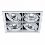 CLE Kardan Einbauleuchte YK4-CDMT 4 x 35/70/150W 36� schwarz
