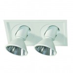 CLE Einbauleuchte 2x 20-70W CDM-T POWERSTAR 114 23� quadro II alugrau