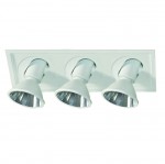 CLE Einbauleuchte 3x 20-70W CDM-T POWERSTAR 114 46� quadro III alugrau