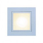 CLE LED Wandeinbauleuchte YK Quattro Square LED HW alu grau