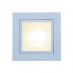 CLE LED Wandeinbauleuchte YK Quattro Square LED HW edelstahl geb.