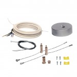 Philips TC260 EFIX Abh�ngeset mit Kabel ZCS260 SME-3 silber