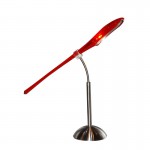 CLE Objekt Design Tischleuchte Lily Table 35W 230V Glas rot