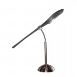 CLE Objekt Design Tischleuchte Lily Table 35W 230V Glas schwarz