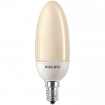 Philips Softone Flame ESaver Sparlampe 8W Kerze B35 822 E14