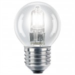 Philips EcoClassic30 18W Halogenlampe 230V E27 P45 klar