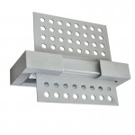 CLE Wandleuchte 2x 50W 230V alu grau