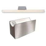 ALUTEC Spiegelleuchte Linestra Linienlampe 1x 35/60W edelstahl geb�rstet