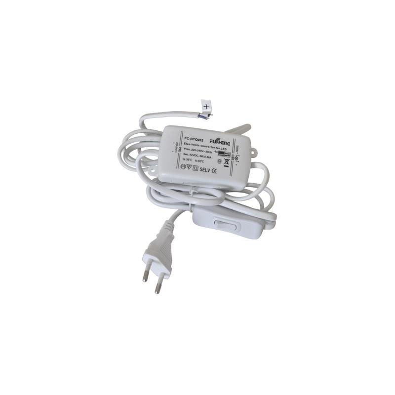 CARDANLIGHT EUROPE CLE LED M&ouml;bel Stripe Trafo 12 Volt 6W Steckbar