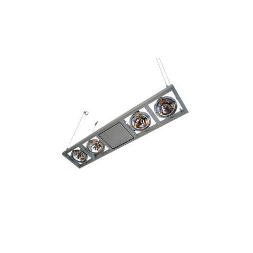 CARDANLIGHT EUROPE CLE Halogen Kardan H&auml;ngeleuchte Longline 4x 50W 24&deg;