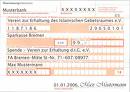 Überweisung Vorkasse